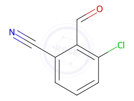 Chemical structure of 3-Chloro-2-formylbenzonitrile
