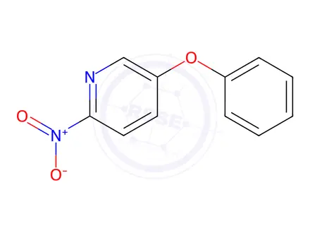 Chemical structure of 2-NITRO-5-PHENOXYPYRIDINE