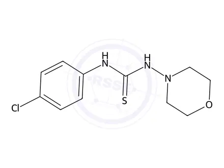 Chemical structure of 1-(4-Chlorophenyl)-3-morpholinothiourea