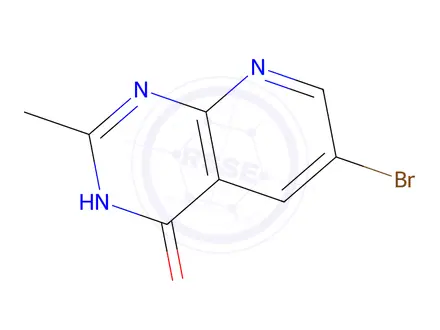 Chemical structure of 6-Bromo-2-methylpyrido[2,3-d]pyrimidin-4(3H)-one