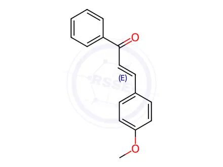 Chemical structure of 4-Methoxychalcone