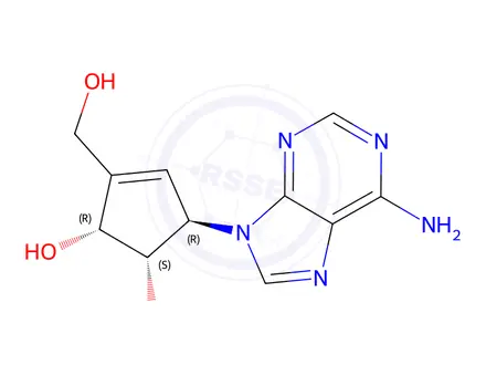 Chemical structure of Neplanocin A, >98% (HPLC)