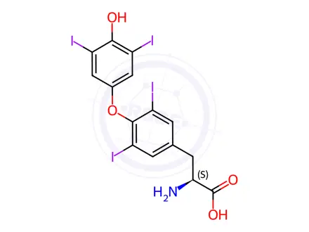 Chemical structure of Liothyronine Impurity 1 (Liothyronine EP Impurity A)