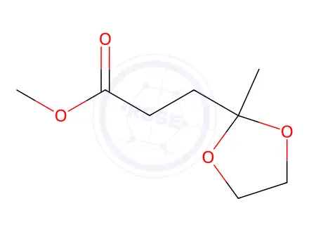 Chemical structure of 3-(2-Methyl-1,3-dioxolane-2-yl)propionic acid methyl ester