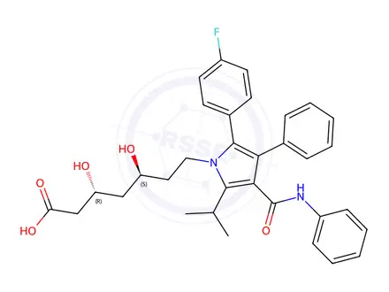 Chemical structure of Atorvastatin Calcium Impurity 129 (Atorvastatin Calcium EP Impurity B)