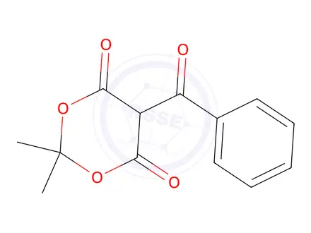 Chemical structure of 5-Benzoyl-2,2-dimethyl-1,3-dioxane-4,6-dione