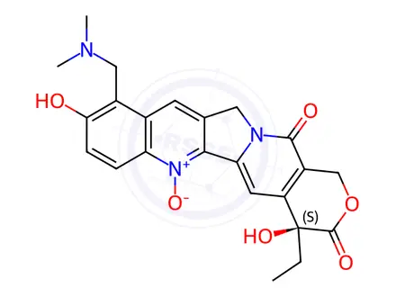 Chemical structure of Topotecan Impurity 2 (Topotecan N-Oxide)
