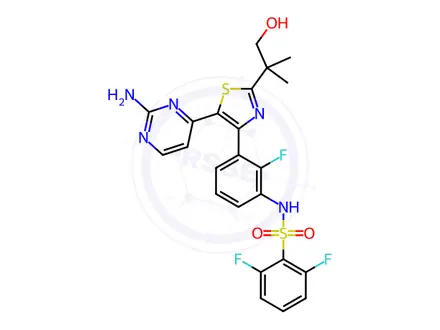Chemical structure of Hydroxy Dabrafenib