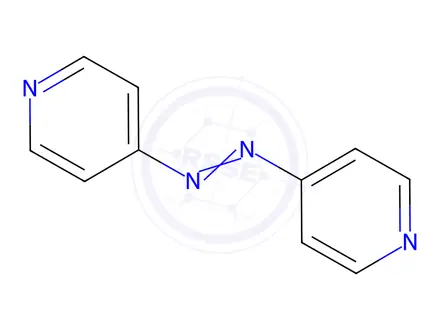 Chemical structure of (E)-1,2-Di(pyridin-4-yl)diazene