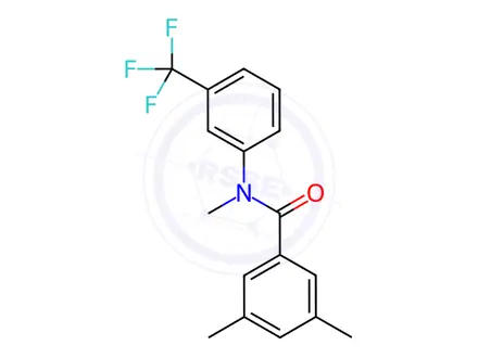 Chemical structure of N,3,5-trimethyl-N-(3-(trifluoromethyl)phenyl)benzamide