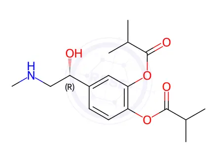 Chemical structure of Dibutepinephrine