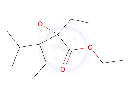 Chemical structure of Ethyl 2,3-diethyl-3-isopropyloxirane-2-carboxylate