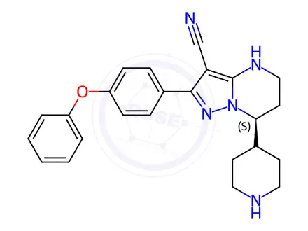Chemical structure of Zanubrutinib Impurity 9
