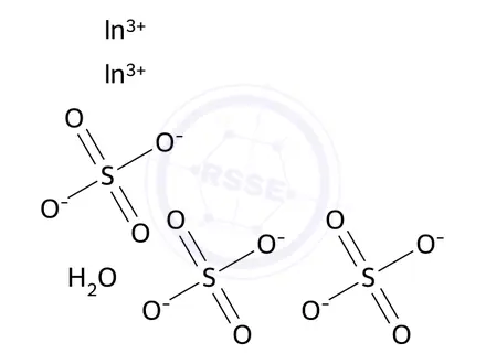 Chemical structure of Indium(III)sulfatehydrate