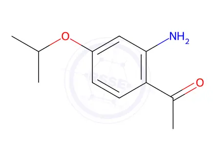 Chemical structure of Ethanone, 1-[2-amino-4-(1-methylethoxy)phenyl]-