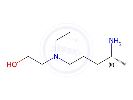 Chemical structure of 2-{[(4R)-4-Aminopentyl](ethyl)amino}ethan-1-ol