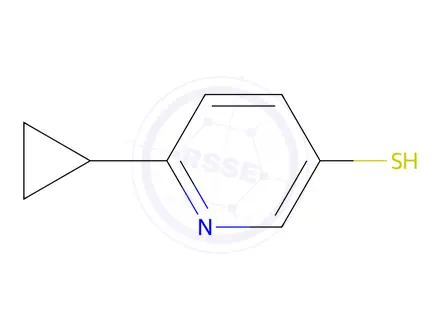 Chemical structure of 6-Cyclopropylpyridine-3-thiol