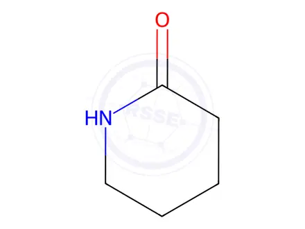 Chemical structure of 2-Piperidone