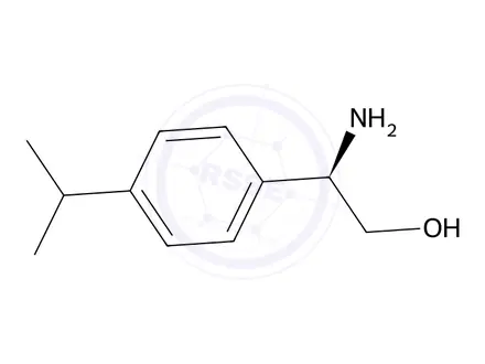 Chemical structure of (R)-2-amino-2-(4-isopropylphenyl)ethan-1-ol