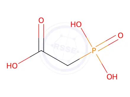 Chemical structure of Phosphonoacetic acid