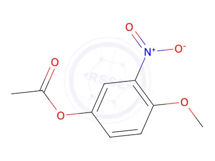 Chemical structure of 4-methoxy-3-nitrophenyl acetate
