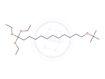 Chemical structure of 15,15-Diethoxy-2,2-dimethyl-3,16-dioxa-2,15-disilaoctadecane