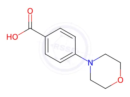 Chemical structure of 4-Morpholinobenzenecarboxylic acid