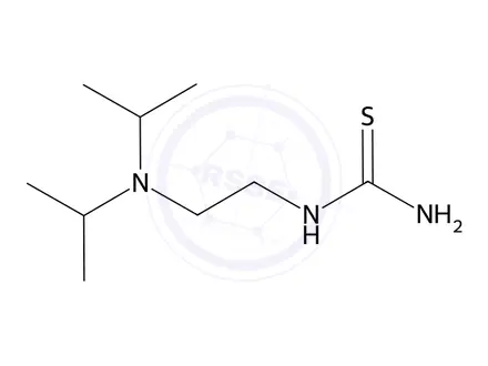 Chemical structure of 1-(2-(Diisopropylamino)ethyl)thiourea