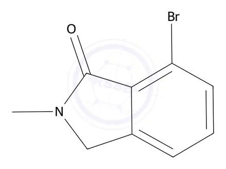 Chemical structure of 7-Bromo-2-methylisoindolin-1-one