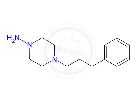 Chemical structure of 4-(3-Phenylpropyl)piperazin-1-aMine