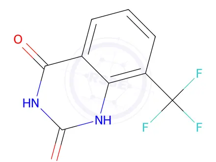Chemical structure of 8-(Trifluoromethyl)quinazoline-2,4-diol