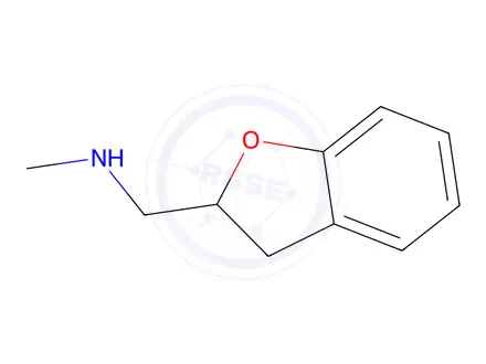 Chemical structure of 1-(2,3-Dihydrobenzofuran-2-yl)-N-methylmethanamine