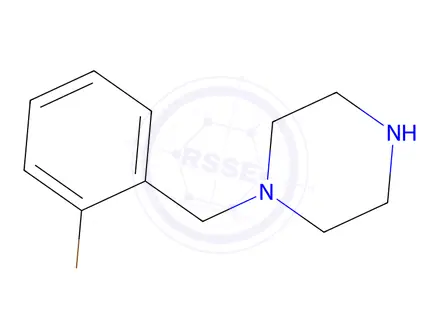 Chemical structure of 1-[(2-Bromophenyl)methyl]piperazine