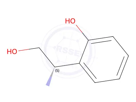 Chemical structure of (s)-2-(1-Amino-2-hydroxyethyl)phenol