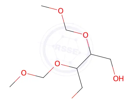 Chemical structure of (2S,3S)-2,3-bis(methoxymethoxy)butane-1,4-diol