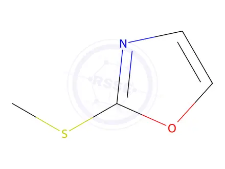 Chemical structure of Oxazole, 2-(methylthio)