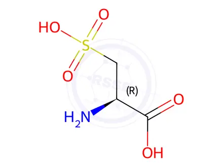 Chemical structure of L-CYSTEIC ACID