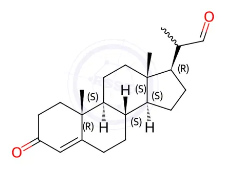 Chemical structure of Progesterone EP Impurity I