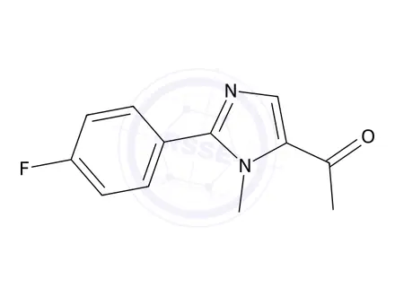 Chemical structure of 1-(2-(4-Fluorophenyl)-1-methyl-1H-imidazol-5-yl)ethan-1-one