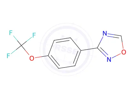 Chemical structure of 3-(4-(Trifluoromethoxy)phenyl)-1,2,4-oxadiazole