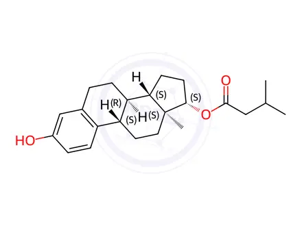 Chemical structure of Estradiol 17-Isovalerate
