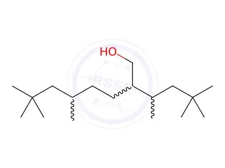 Chemical structure of 2-(4,4-dimethylpentan-2-yl)-5,7,7-trimethyl-octan-1-ol