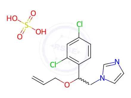 Chemical structure of Imazalil sulfate Solution