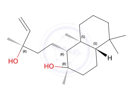 Chemical structure of Sclareol