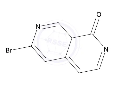 Chemical structure of 6-bromo-2H-2,7-naphthyridin-1-one