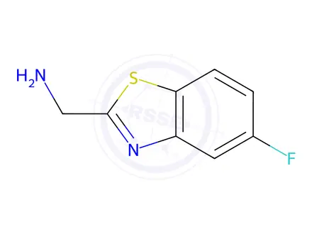 Chemical structure of (5-fluoro-1,3-benzothiazol-2-yl)methanamine