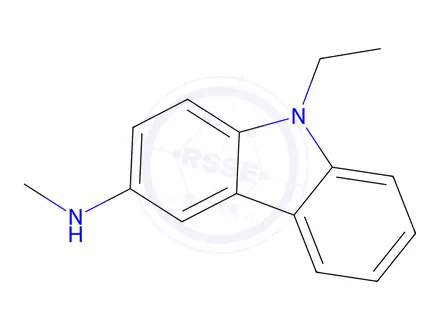 Chemical structure of 9-Ethyl-N-methyl-9H-carbazol-3-amine