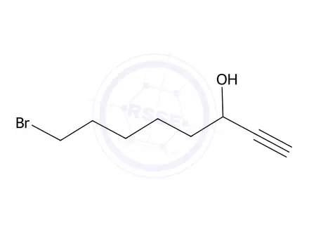Chemical structure of 8-Bromooct-1-yn-3-ol