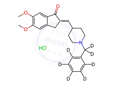 Chemical structure of Donepezil-[D7] hydrochloride