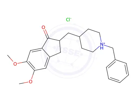 Chemical structure of Donepezil hydrochloride